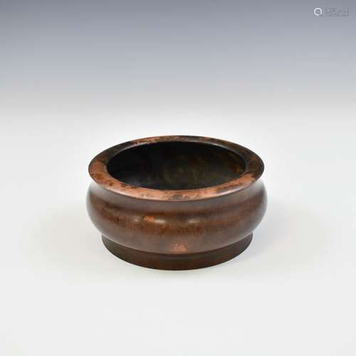 ANTIQUE CHINESE MING BRONZE CENSER