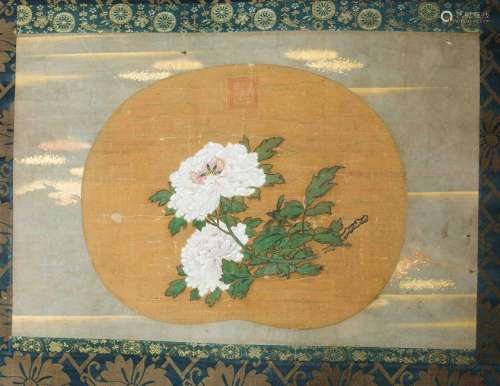 A CHINESE SILK SCROLL, UNKNOWN MARK