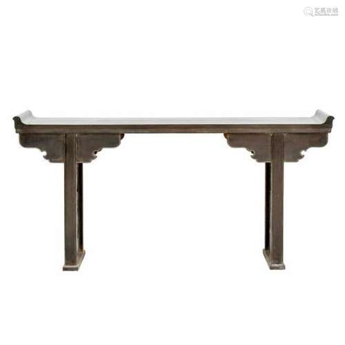 CHINESE ZITANÂ EVERTED RIM ALTAR TABLE