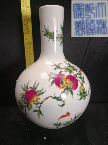 Chinese Famille Verte Vase