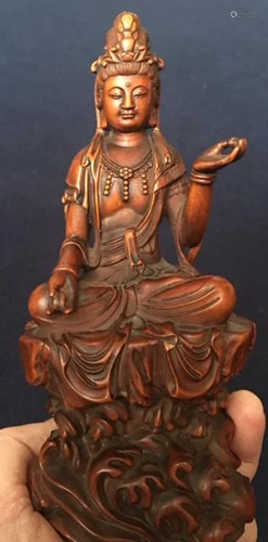 Huangyang Wood Guan Yin, H: 6â€