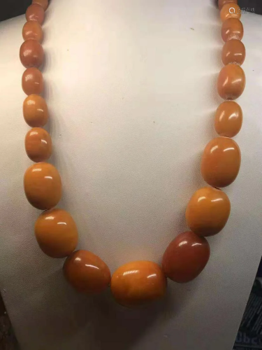89.5g Nataral Baltic Amber necklace