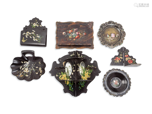 A Collection of Victorian and Victorian Style Lacquered