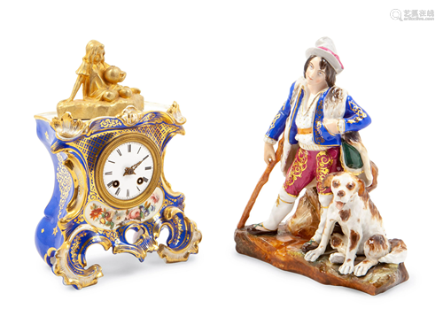 A Paris Porcelain Figural Group