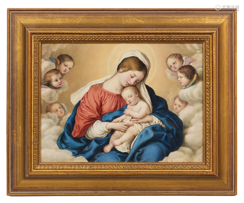 A Berlin (K.P.M) Porcelain Plaque Height of po…