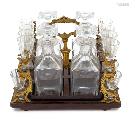 A Gilt Bronze Liquor Set