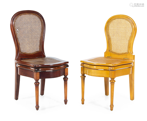 Two French Commode Chairs