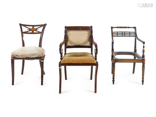 Three English Chairs