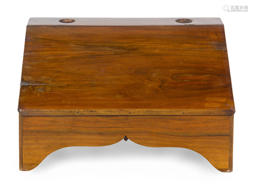 An American Mahogany Table Top Writing Desk