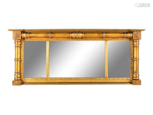 An American Giltwood Overmantel Mirror Height 23 …