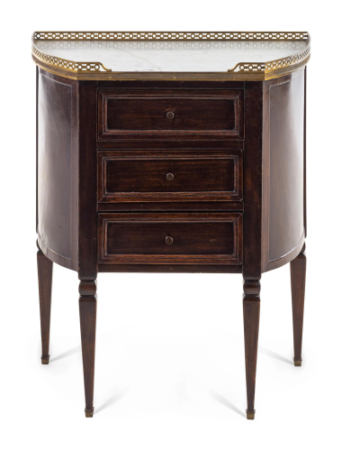 A Louis XVI Style Mahogany Side Table Height …