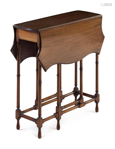 A George III Mahogany Spider-Leg Table Height 27 x