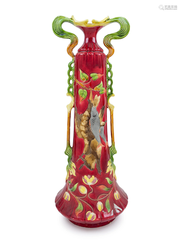 A Josef Strnact Art Nouveau Vase