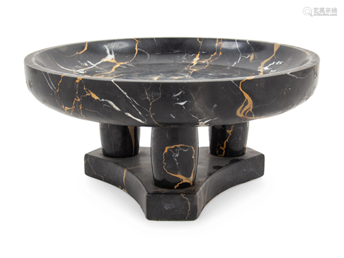 A Continental Marble Tazza