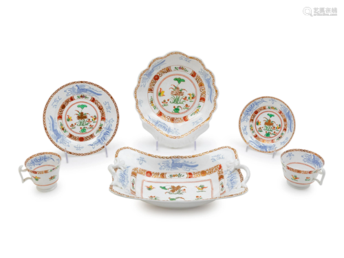 A Partial Set of Continental Porcelain Dinnerw…