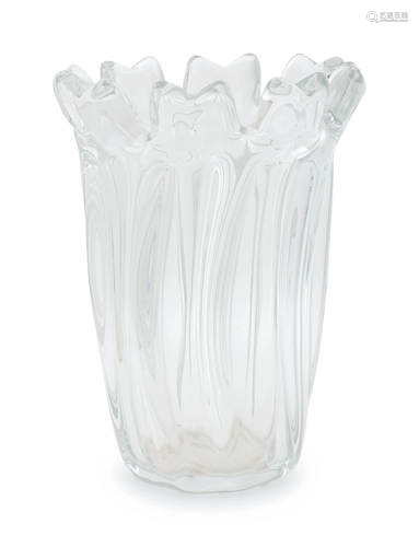 A Schneider Glass Vase