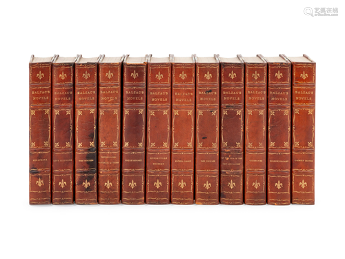 [BINDINGS]. BALZAC, Honore de. Balzac's Novels. L…