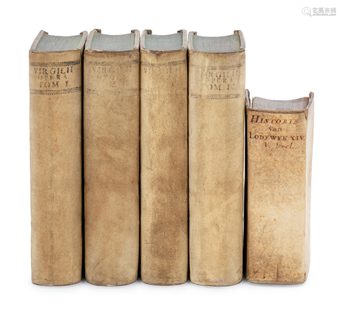 [VELLUM BINDINGS]. Historie der Regeringe Van Lo…