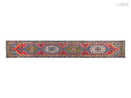 A Hamadan Wool Runner