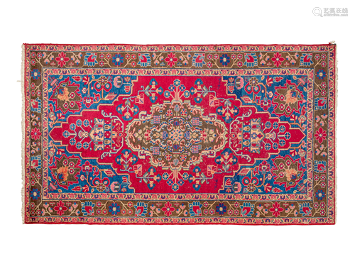 A Hamedan Wool Rug