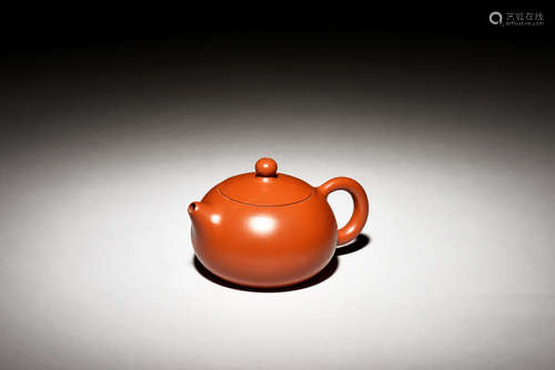 YIXING ZISHA ROUNDED TEAPOT