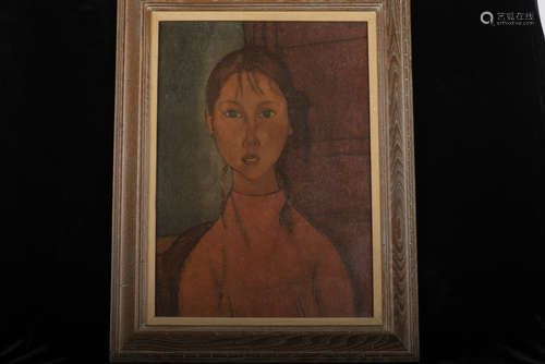 AMEDEO MODIGLIANI, OIL ON CANVAS, REPRODUCTION