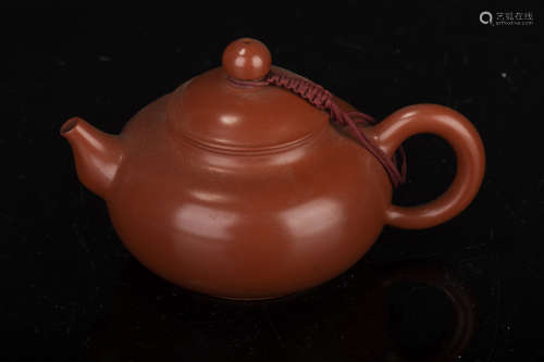 YIXING ZISHA ORANGE CLAY TEAPOT