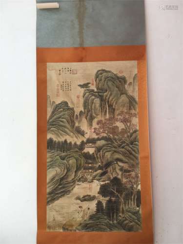A Chinese Scroll Painting, Fan Kuan Mark