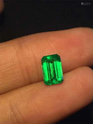 A Chinese Carved Emerald