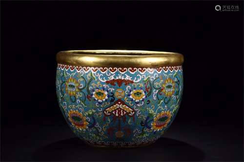 A Chinese Cloisonne Bowl