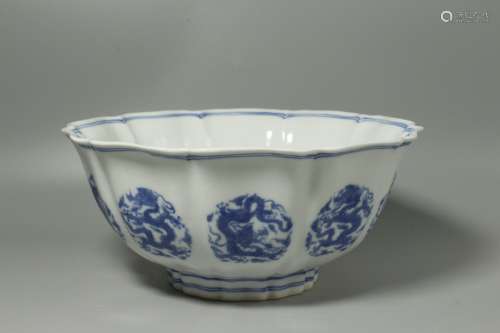 A Chinese Blue and White Porcelain Bowl 