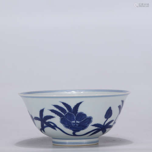 A Chinese Blue and White Porcelain Bowl