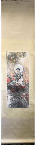 A Chinese Vertical Scroll, Xiong Songquan Mark
