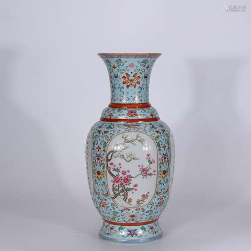 A Chinese Floral Porcelain Vase