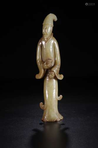 A Chinese Jade Figure Ornament