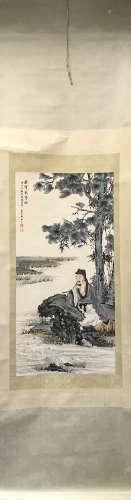 A Chinese Vertical Scroll, Zheng Mukang Mark