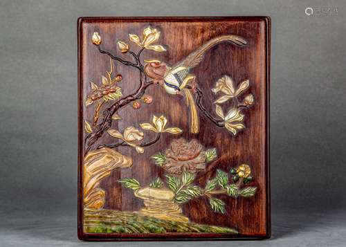 A Chinese Rosewood Box with Cover