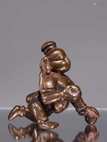 BABY KRISHNACopper Bronze,Nepal or India , 15th centuryDimensions: Height 5 cm ; Wide 4 cm / Depth 6