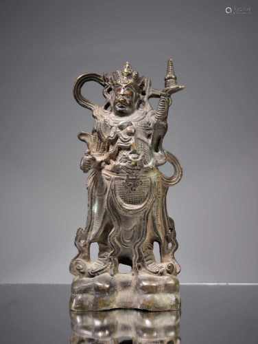 CHINESE GUARDBronze,China, 19th centuryDimensions: Height 29 cmWeight: 2054 gramsProbably