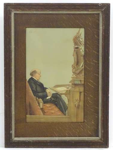 After Sir Leslie Ward, XX, Chromolithograph, Spy Cartoon,