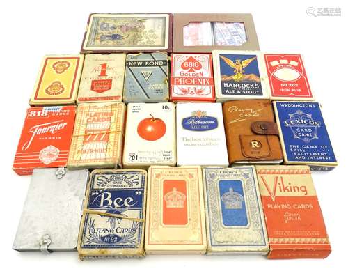 Toys: A quantity of assorted playing cards / pack of cards and games,