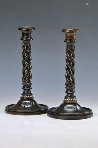 A pair of candlesticks