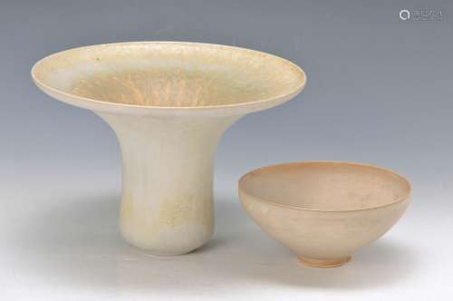 two artist vases