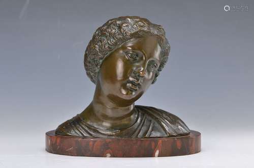 Bronze bust the Artemis