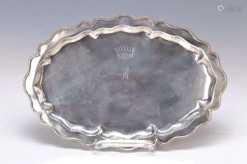 small oval tray