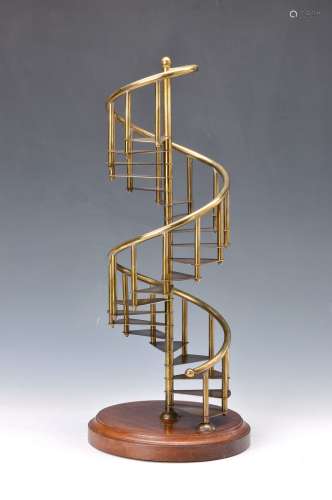 Model of a spiral stair
