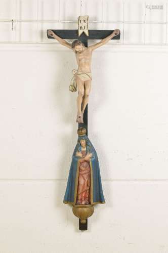 crucifix with Madonna