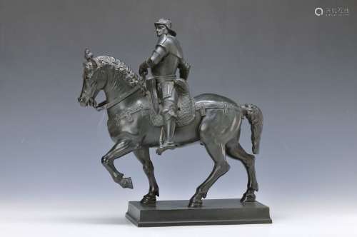 equestrian statuette of Bartolomeo Colleoni