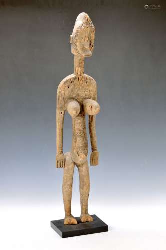 female ancestor sculpture of the Bambara
