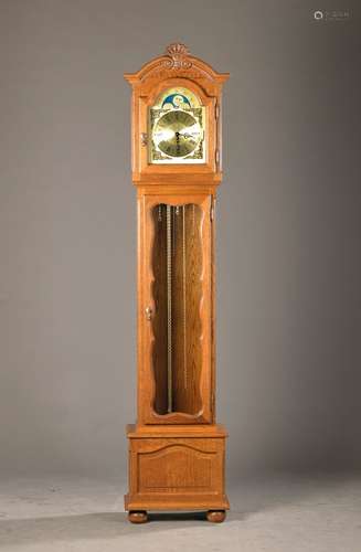 longcase clock with Westminster chime and phase of the Moon